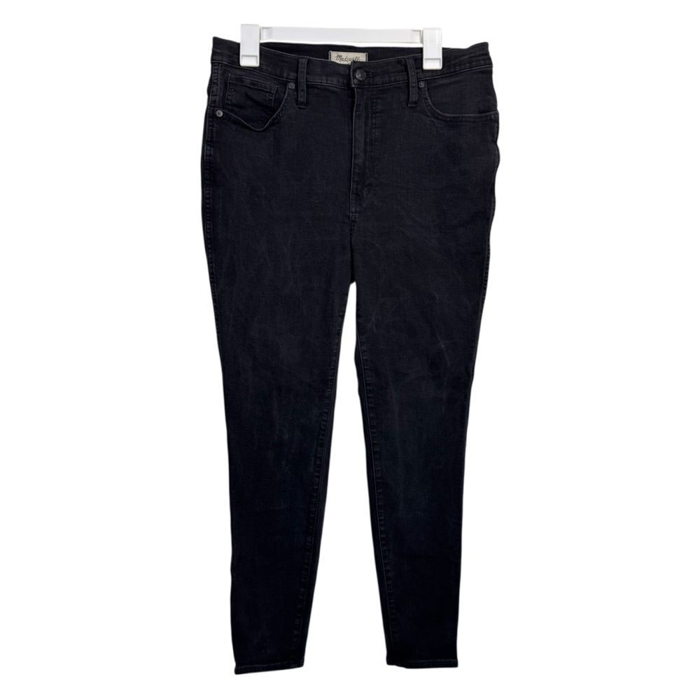 Madewell Black 10" High Waisted Skinny Jeans